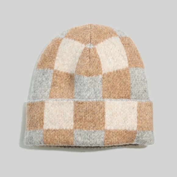 MADEWELL Checked Beanie - Picture 1 of 4
